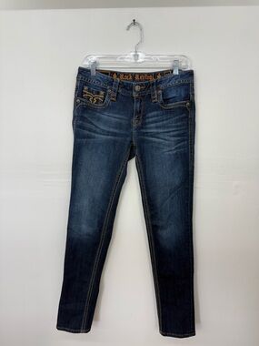 Rock Revival Calli Women's Dark Blue Jeans Y14